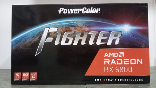 Placa De Video Amd Powercolor  Fighter Radeon Rx 6800 