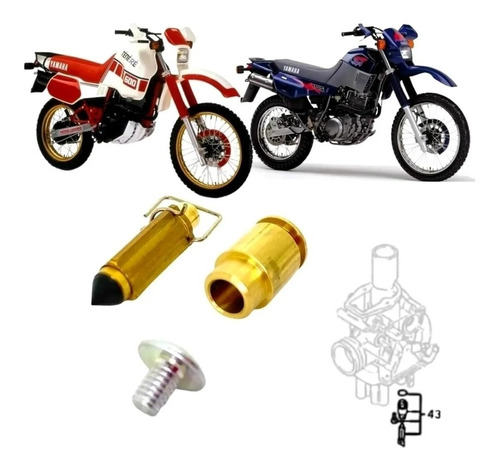 Agulha Sede Boia Carburador Original Yamaha Xt 600 Xt600