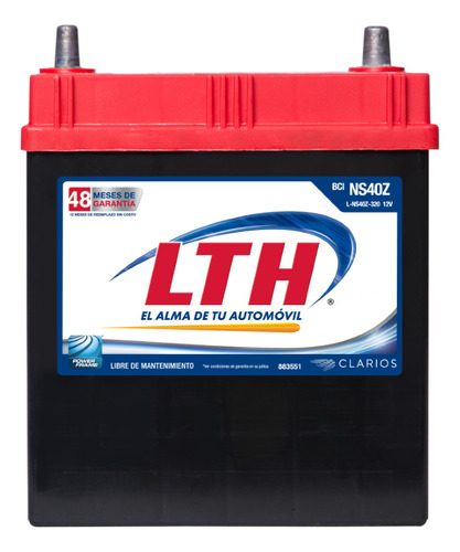 Batería Ns40z Lth Para Honda Grand Civic Hybrid 2013