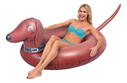 Gofloats Wiener Dog Party Tube - Balsa Inflable Con Estilo .