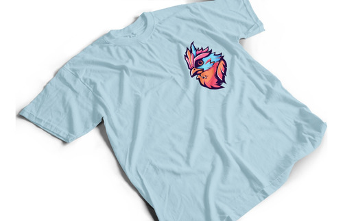 Camiseta De Algodón Con Logo De Ave, Pájaro Full Color