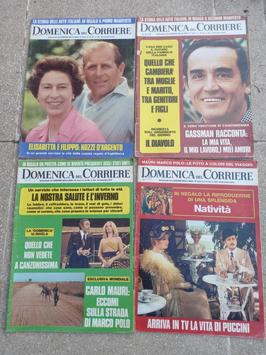 Revista Domenica Del Corriere 1972 - 5 Numeros A Eleccion