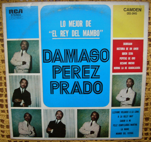 Damaso Perez Prado / Lo Mejor De El Rey Del Mambo - Lp Promo