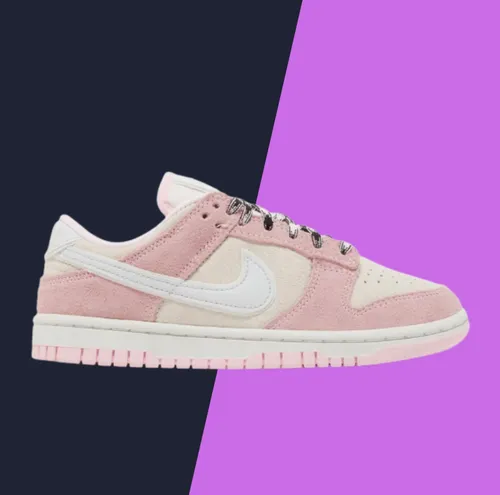 Nike hotsell pink suede