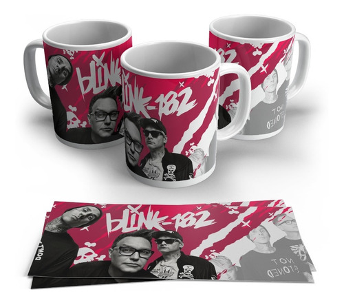 Blink 182 Banda Rock Pocillos Mugs Vasos Regalos