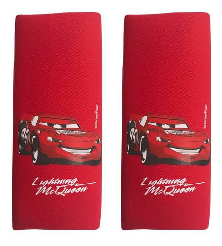 Par Mini Cubre Cinturon De Seguridad Auto Niños Disney Cars