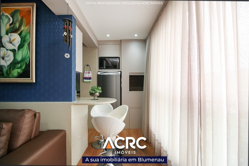 Imagem 3 de 21 de Acrc Imóveis - Apartamento Semimobiliado Com 02 Suítes E Aquecimento A Gás Para Venda No Bairro Fortaleza - Ap04308 - 69343144