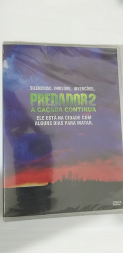 Dvd Predador 2 A Caçada Continua    Lacrado 