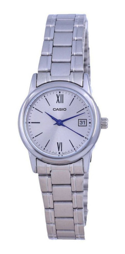 Reloj Casio Ltpv002d-7b3udf Plateado Mujer