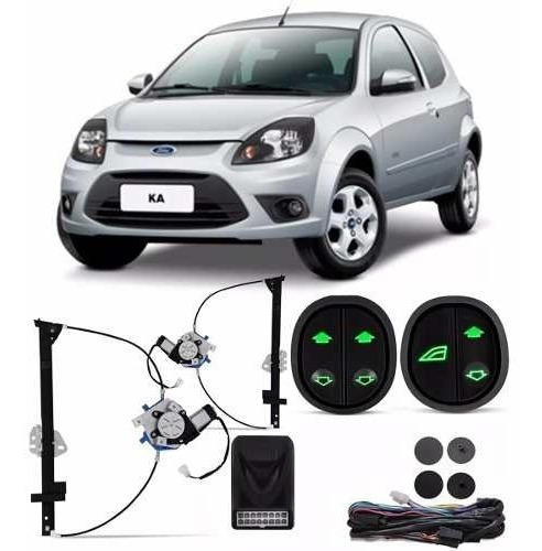 Kit Vidro Eletrico Sensorizado Ford Ka 2008 Á 2014