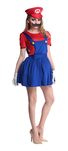 Anime Cos Super Mario Disfraz De Cosplay Para Mujer
