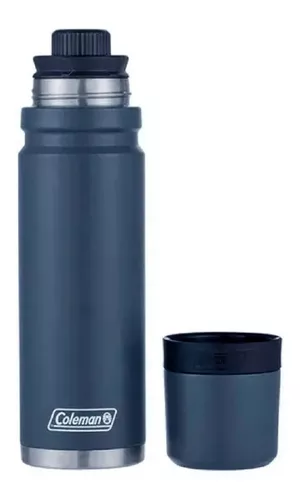 termo para agua caliente con tapa coleman 1,18 litros azul