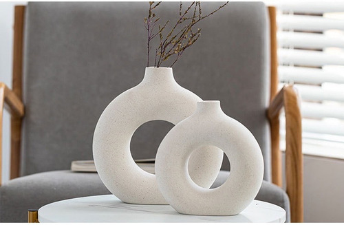 Imagen 1 de 9 de Florero Nordico Harper Impreso En 3d Deco #galaxy.market