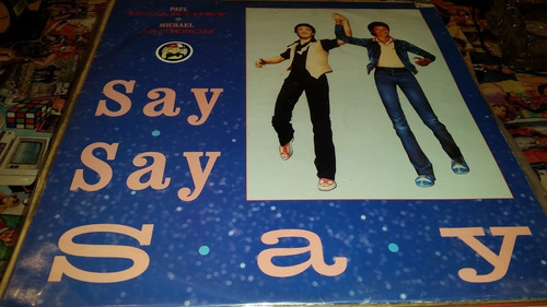 Paul Mccartney And Michael Jackson Say Say Say Uk Maxi 1983