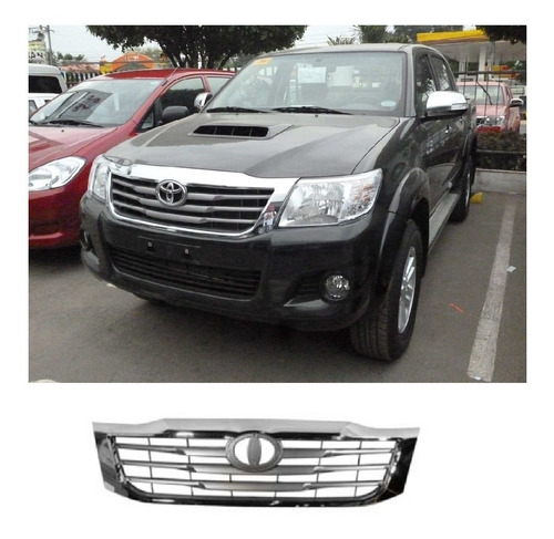 Mascara Cromada/gris Toyota Hilux 2012  Al  2015