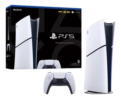 Ps5 Sony Slim Playstation 5 Digital 12 meses, color blanco