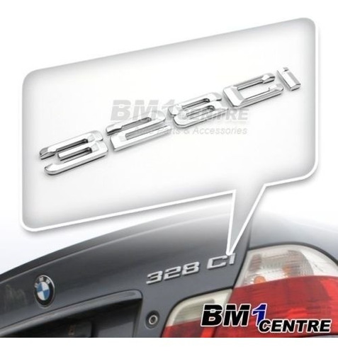 Bmw Serie 3  328ci Insignia Emblema Cromada Nueva