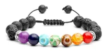Comprar Pulsera Hombre Mujer - Pulsera 7 Chakras - Pulsera Piedras Naturales - Brazalete Hombre - Pulsera Mujer Pulsera Chakras 