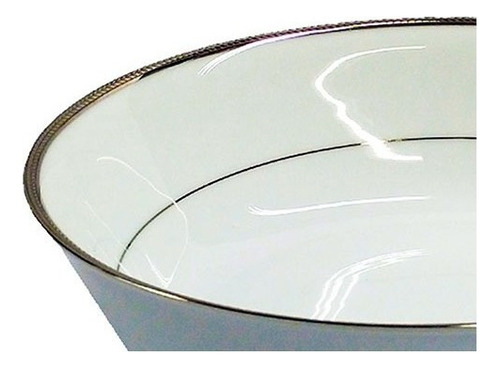 Ensaladera Red Toorak Platinum 23 Cm Noritake