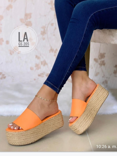 Imagen 5 de 10 de Sandalias Suela De Yute Para Damas. Moda Colombiana