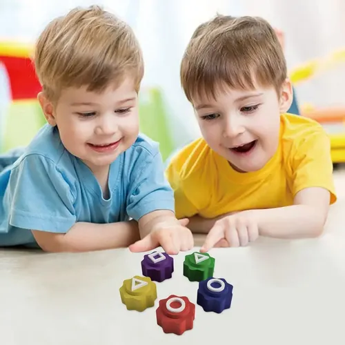 BJPERFMS Juego Tradicional Coreano Gonggi – Set De 5 Piezas De Plástico, Juego De Habilidad Y Coordinación Para Niños, Adultos Y Viajes