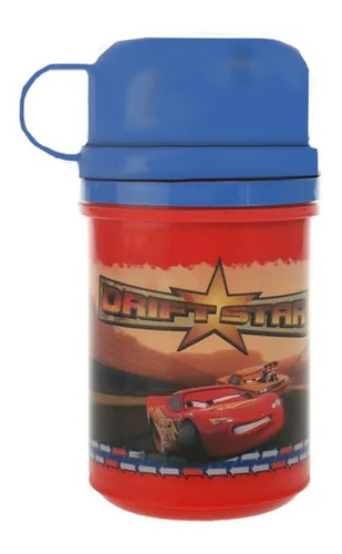 Termo Infantil Con Taza Cars Calidad Premium Ramos Mejia