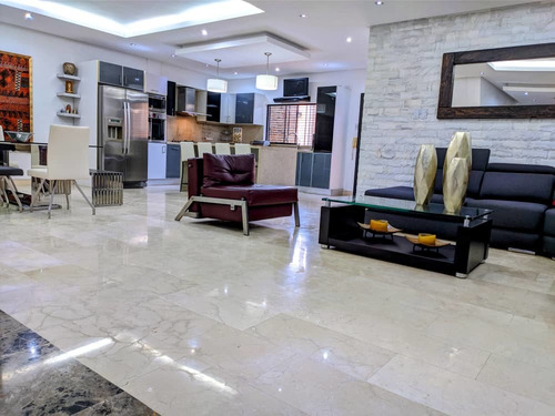 Imagen 4 de 20 de Leal Pérez Vende Casa Tipo Villa De 2niveles Las Chimeneas, Residencias Aragon Totalmente Amoblada Y Equipada