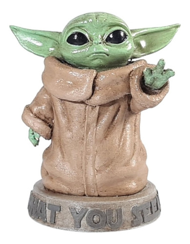 Baby Yoda Star Wars 10cm 3d _aj