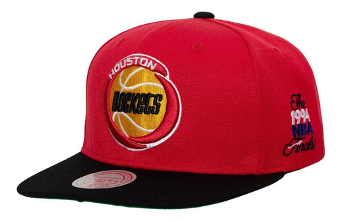 Gorra Mitchell And Ness Patched Up Nba Houston Rockets