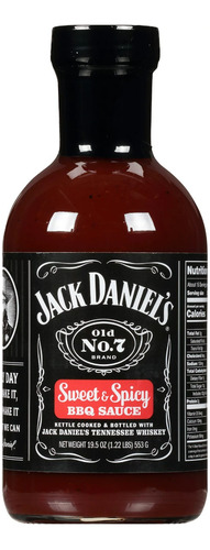 Jack Daniel's Salsa Bbq Spicy 553grs 