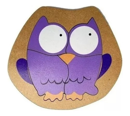 Puzzle De Madera Encastre Animales Surtidos 4 - 7 Piezas