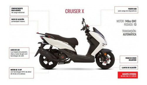 Imagen 12 de 25 de Zanella Scooter Cruiser X 150 Motozuni