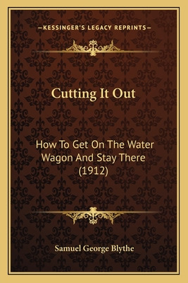 Libro Cutting It Out: How To Get On The Water Wagon And S...