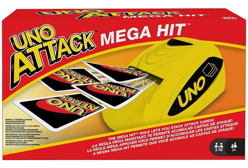 Juego De Cartas Uno Attack Mega Hit Con Juego De Cartas...