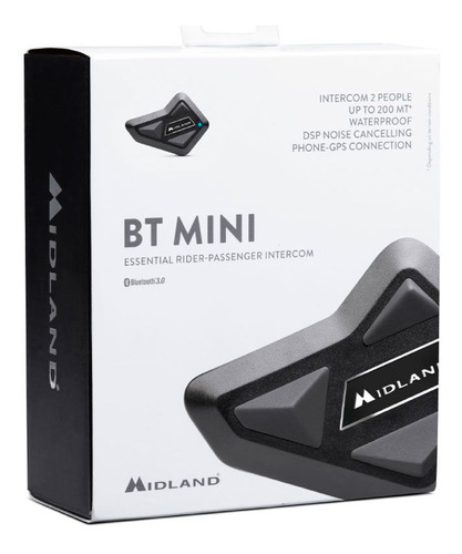 Imagen 6 de 10 de Intercomunicador Bluetooth Moto Midland Bt Mini Kit X1