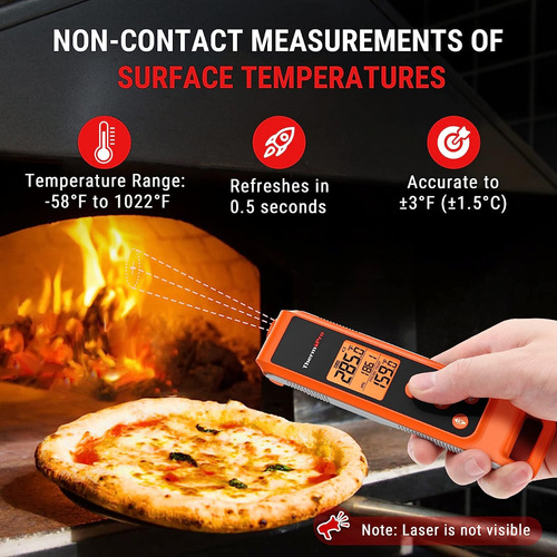 Termometro Cocina 2 En 1 Thermopro Tp420 Sonda / Infrarrojo