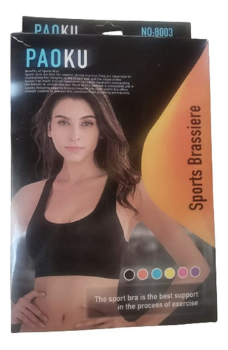 Peto Deportivo Mujer Fitness Sports Top Sujetador