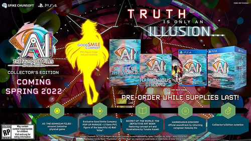 Ai: The Somnium Files - Nirvana Initiative Edición De Coleccionista Para Playstation 4