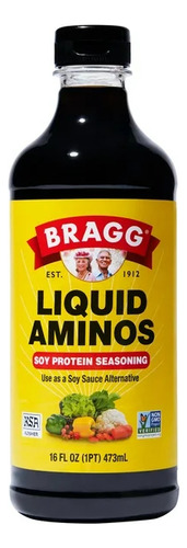 2 Botes De Aminoácidos Bragg Soya Sin Gluten 473ml C/u Usa
