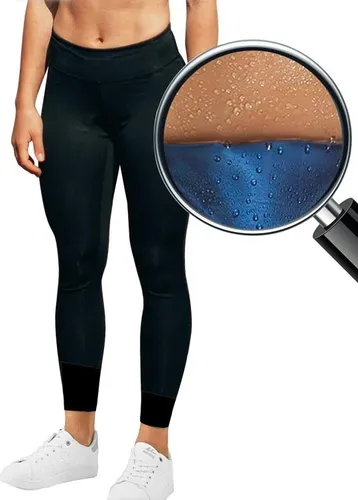 Leggins Sauna Pantal n T rmico Reductor Moldeador Licra Larg