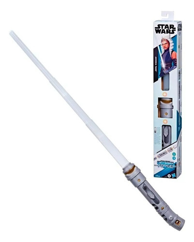 Star Wars Sable Laser Forge Ahsoka Hasbro Con Luz Y Sonido