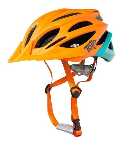 Casco Mtb Trip Orange/blue