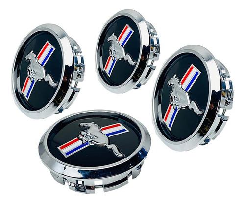 Kit De 4 Centros De Rin Ford Mustang 2005-2014 68 Mm