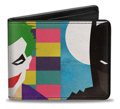 Hebilla De Down Para Hombre Con Hebilla De Pu Bifold  Joker