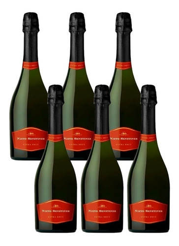 Espumante Nieto Senetiner Extra Brut  X6 Unidades De 750ml