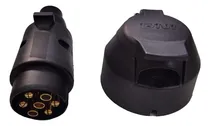 Comprar Ficha Conector Macho Hembra 7 Vias Luces Trailer Acoplado 