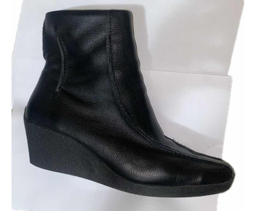 Botas De Cuero Negras Talle 39