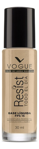 Base De Maquillaje Vogue Resist Todo El Día Tono Capuccino 30Ml