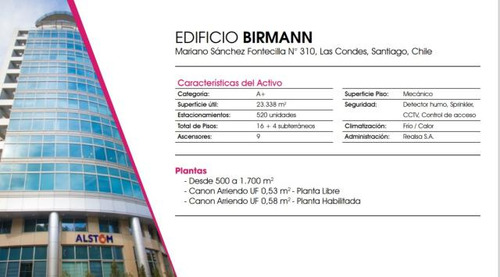 Oficina Callao - Comuna De Las Condes/avenida El Bosque - Av