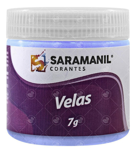 Corantes Em Pó Vela Saramanil Anilina 7g - Azul Bebê